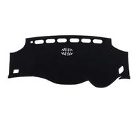 Dash Cover Mat For Toyota For Alphard For Vellfire 2008-2017 Dashmat Dashboard Cover Mat Pad Sun Visor Dash Board Carpet Car Accessories Dash Cover(RHD,Black Edge)