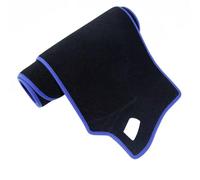 Dash Cover Mat For VW For Caddy 2K 2004~2014 Shade Cape Blanket Protector Car Accessories Dashboard Cover Dash Board Mat Carpet Pad Dash Cover(Polyester Blue Edge,RHD)