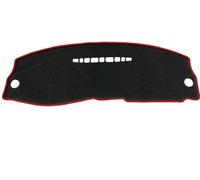 Dash Cover Mat For VW For Passat B5 B5.5 1996-2002 2003 2004 2005 Dashboard Mat Cover Carpet Car Styling Accessories Sun Visor Pads(A Red Edge (LHD))