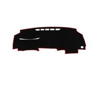 Dash Mat Cover Compatible With Honda Compatible With Civic 8th 2006 2007 2008 2009 2010 2011 Car Dashboard Cover Pad Sun Shade Carpet(Right Hand Drive,Black Red Edge)