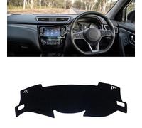 Dash Mat Cover For Nissan For Qashqai J11 2014 2015 2016 2017 2018 2019 2020 Car Dashboard Cover Dash Mat Sun Shade Pad Dash Mat Carpet(A Black Side RHD)