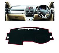 Dash Mat Dashboard Cover For CR-V For CRV 2007 2008 2009 2010 2011 Dashboard Cover Pad Mat Dash Board Sun Visor Protect Carpet Cushion Sunshade Dashmat(Red,RHD)