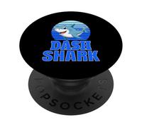 Dash Shark Family Reunion Squad First Last Name PopSockets Adhesive PopGrip