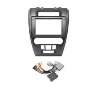 Dashboard 10.1 Inch For Fusion For Mondeo For Mustang 2009-2012 Dash Audio Fitting Panel Frame Big Screen Fascia Adapter(Gray Full set)