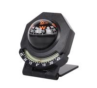 Dashboard, 2.79 x 2.48 x 3.54 inches, portable ABS, high-precision spherical with inclinometer, mountaineering, camping, outdoor travel, car, truck, boat navigation
