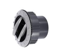 Dashboard AC Vent - RV Air Outlet, Round Knob Type AC Vent, Adjustable Air Flow Deflector | Air Conditioning Valves For Trucks Boats Yachts Cars Roofs Most Vehicles Systems
