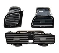 Dashboard Air Vent For VW For G&olf 7 .5 MK7 2013-2019 Car Front Dashboard Central AC Air Conditioner Outlet Conditioning Vents Frame(3pcs)