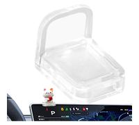 Dashboard Anti-Slip Mat, Small Dashboard Mat L-Shaped Anti-Slip Sticky Pad, Clear Car Accessories Multifunctional Gripping Display Rack for Computer