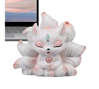 Dashboard - auspicious figures, car accessories, nine-tailed fox ornament with detailed craftsmanship that enhances the stylish interior of a car and an extended