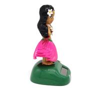 Dashboard Bobble - Cute Car Dashboard Decorative Figurine, Solar Girl and Hawaii for the Home Car, Funny Decoration for the Dancer, Doll Dancer