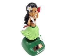Dashboard Bobble - Decorative Cute Bobble Head for Car Dashboard, Hawaii Solar Dancing Girl Car Dashboard Home Funny Dashboard Decoration Dancer Dashboard Doll