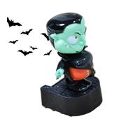 Dashboard Bobble, Halloween Solar Dancing Toy Vampire Figurines, Spooky Decor for Desk Home Vehicle Auto Truck Sedans SUV Scooters Men Women Driver Friends