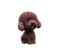 Dashboard Bobblehead - Cute Resin Dog, Car Bobblehead | Shaking Head Puppy for Car, Fun Dashboard Ornament, Adorable Wobbly Head Dog Figure, Auto Interior Decoration, Car Accessories, Puppy Bobblehead