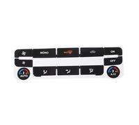 Dashboard Button Decals Compatible with for S-Max for Mondeo Car Air Condition Button Repair Sticker for Auto AC Control Decal Automotive Interior Decoration 1pc