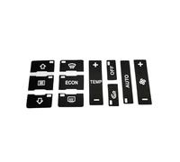 Dashboard Button Stickers For A2 A3 For 8L Car Air Conditioner Control Switch A/C Button Repair Kit Fix Faded Ugly Replacement Accessories