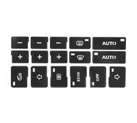 Dashboard Button Stickers for A4 B6 B7 Enhanced Visibility AC Climate Control Button Repair Restoration Decals Stickers Perfectly Sticks to Control Cells