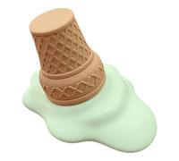 Dashboard Car Perfume - Melted Ice Cream Console Ornament | Handmade Vivid Air Diffuser For Car Interior, Long Lasting Fragrance Decoration For Dashboard, Truck, Office, Travel Use