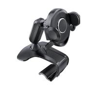 Dashboard Car Phone Mount - 360-degree Rotation Adjustable Stand | Clip On Phone Holder - for Driving Navigation Road Trips Travel Delivery Truck Taxi Video Calls Video Recording GPS Viewing