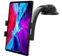Dashboard Car Tablet Holder, woleyi Dash Car Tablet Phone Mount with Strong Suction Cup Adjustable Arm for iPad Pro 12.9, 11, 9.7 / Air Mini, Galaxy Tabs, iPhone, More 4-13" Cell Phones and Tablets