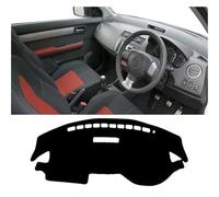 Dashboard Carpet Mat For Suzuki For Swift Sport 2005-2010 Car Dashboard Cover Avoid Light Pads Non-Slip Carpets Interior Accessories Car Dash Mat(RHD Black Side)