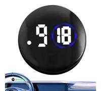 Dashboard Clock - 1.57x1.57x0.43 inches LED Digital Clock for Car Dashboard, Touch-Sensitive Screen Watch Interior Vent Analog Enhance Vehicle Boat Car Golf Cart Travel Motorcycle Dash