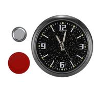 Dashboard Clock - Stick on Glowing Quartz Watch - Portable Tiny Dash Digital Watch | for Electric Vehicles RV Motorcycle Travel Driving Commuting Touring