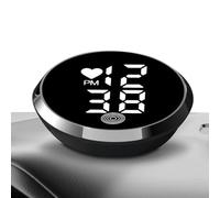 Dashboard Clocks for Vehicles - Motorbike Adhesive Digital Clocks,LED Time Display Watch Stick on for Motorcycle Car Bike Truck Air Vent Dashboard