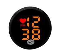 Dashboard Clocks for Vehicles | Motorbike Adhesive Digital Clocks | Small Stick on LED Time Display Timepiece Watch for Car Bike Truck Motorcycle Dashboard