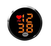 Dashboard Clocks for Vehicles - Motorbike Adhesive Digital Clocks | Stick on Small LED Time Display Watch for Car Dashboard Air Vent Bike Motorcycle