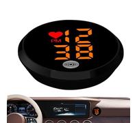 Dashboard Clocks for Vehicles,Motorcycle Adhesive Digital Clock | Stick on Small LED Time Display Watch for Bike Air Vent Truck Motorcycle Dashboard