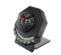 Dashboard Compass - Foldable Spherical Compass, Compass with Inclinometer | 180-Degree Adjustable Multipurpose Compass with Durable Features, ULTIMATEs Dashboard Compass for Vehicles, Trucks, Boats