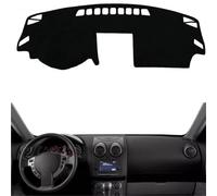 Dashboard Cover Avoid Light Pad For Nissan Qashqai J10 For Rogue 2006 2007 2008 2009 2010 2011 2012 2013 Car Inner Dashboard Cover Dash Mat Carpet Sun Shade Board DashMat(Black)