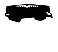 Dashboard Cover Carpet For Hyundai For I35 For Elantra Avante AD 2016-2019 Car Dashboard Cover Mat Pad Anti-UV Instrument Sunshade Carpet(RHD Black Edge)