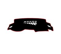 Dashboard Cover Dash Mat Compatible With Audi For A4 A4L B8 2009-2014 2015 2016 Dashboard Cover Protect Pad Car Sunshade Carpet Rug Interior(Right Hand Drive,Black Red Edge)