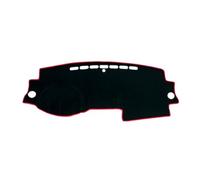 Dashboard Cover Dash Mat Compatible With Honda For CR-V 2007 2008 2009 2010 2011 Car Dashboard Cover Pad Dash Mat Sun Visor Protect Carpet(Left Hand Drive,Black Red Edge)