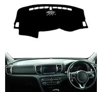 Dashboard Cover Dash Mat, Compatible with Kia Sportage 2016-2019 2020 2021, Car Dash Board Sunshade Non-Slip Pad Carpet Sunshield Protector Anti-Glare, D Right Red