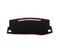 Dashboard Cover Dash Mat Compatible With Toyota For Auris E180 2013-2016 2017 2018 Car Dashboard Cover Pad Sunshade Dash Mat Protect Carpet(Right Hand Drive,Black Red Edge)