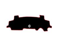 Dashboard Cover Dash Mat Compatible With Toyota For Aygo 2005-2012 2013 2014 Car Dashboard Cover Center Console Cushion Auto Styling Dash Mat(Right Hand Drive,Black Red Edge)
