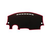 Dashboard Cover Dash Mat Compatible With VW For Beetle 1998-2004 2005 2006 2007 2008 2009 2010 Car Dash Mat Dashboard Cover Carpet(Right Hand Drive,Black Red Edge)