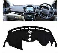 Dashboard Cover Dash Mat for Ford Escape Kuga 2013-2017 2018 2019 Anti-Scratch Dash Cover Dashboard Cover Mat Sun Shade Protect Carpet Black(Black Edge)(Black(Black Edge),Style 2 RHD)