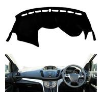 Dashboard Cover Dash Mat for Ford Escape Kuga 2013-2017 2018 2019 Anti-Scratch Dash Cover Dashboard Cover Mat Sun Shade Protect Carpet Black(Black Edge)(Black(Black Edge),Style 1 RHD)