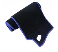 Dashboard Cover Dash Mat Pad Custom Visor Parasol Car Interior Mouldings For Mercedes For Benz For Vito W447 2015-2021(Polyester Blue Edge,Right hand drive)