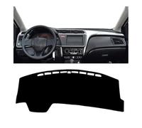 Dashboard Cover Dashmat Dashboard Cover Mat Rug Dash Sunshade Protect Carpet Styling Car For City Grace 2015 2016 2017 2018 2019(Left Hand Drive,Black Edge)