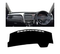 Dashboard Cover Dashmat Dashboard Cover Mat Rug Dash Sunshade Protect Carpet Styling Car For City Grace 2015 2016 2017 2018 2019(Right Hand Drive,Black Edge)