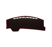 Dashboard Cover Dashmat Dashboard Cover Mat Rug Dash Sunshade Protect Carpet Styling Car For City Grace 2015 2016 2017 2018 2019(Right Hand Drive,Red Edge)