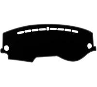 Dashboard Cover for Kia Rio 4 K2 KX Cross 2017-2020 Polyester Black | Non-slip silicone grip, UV sun protection, anti-scratch, dustproof, easy wipe clean, RHD UK spec