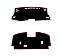 Dashboard Cover For Levin 2019-2021 Front And Rear Center Console Insulation Decorative Pads Horizontal Screen(Red)
