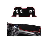 Dashboard Cover For Tenth Generation For Accord 2018-2022 Front And Rear Center Console Sunshade And Heat Insulation Decorative Pads(Red)