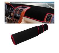 Dashboard Cover For VW For Polo 9N 9N3 2002 2003 2004 2005 2006 2007 2008 LHD Car Dashboard Mat Sun Shade Instrument Desk Cover Dash Board Cover Mat(A Red Side)