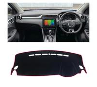 Dashboard Cover Mat For MG ZS EV 2017 2018 2019 2020 2021 2022 2023 Car Dashboard Cover Dash Mat Carpet Cape Sun Shade Dashmat Accessories Dash Cover Mat(A RHD Red)